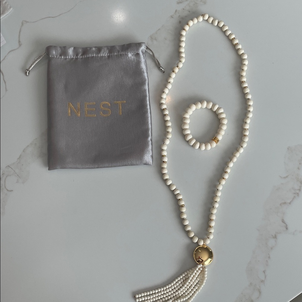 Nest necklace and bracelet